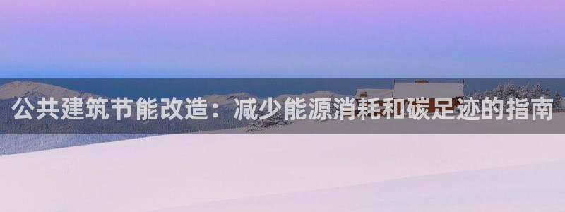e尊国际的手机登录网站：公共建筑节能改造：减少能源消耗和碳足迹的指南