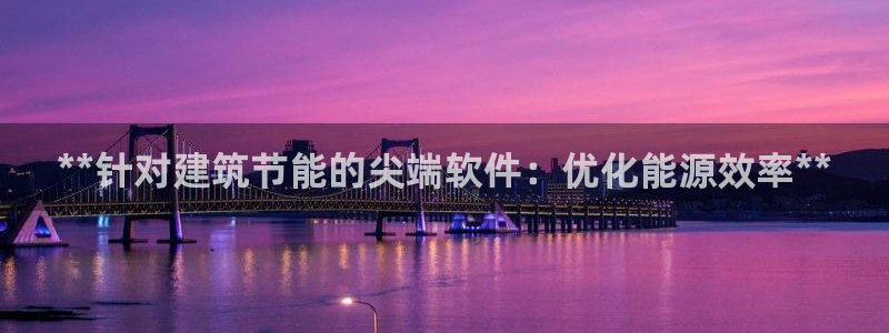 e尊国际平台：**针对建筑节能的尖端软件：优化能源效率**