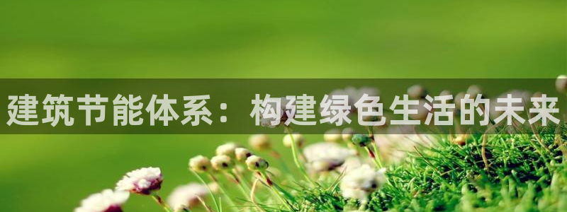 e尊国际娱乐官网地址：建筑节能体系：构建绿色生活的未来