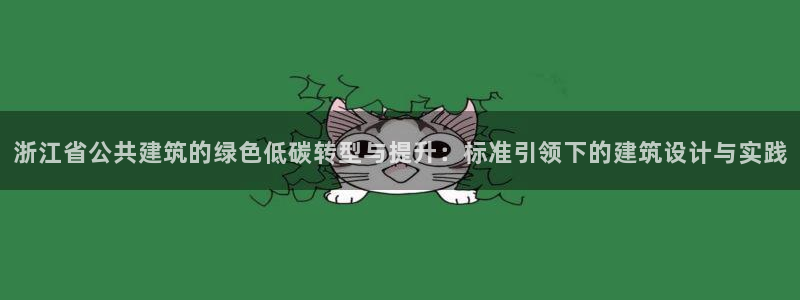 e尊国际-可可计划：浙江省公共建筑的绿色低碳转型与提升：标准引领下的建筑设计与实践