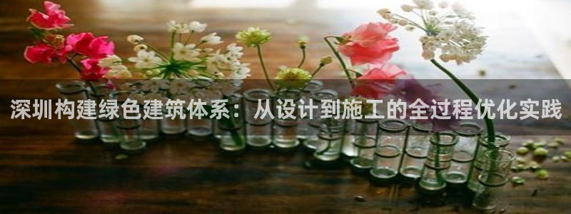e尊国际官网app：深圳构建绿色建筑体系：从设计到施工的全过程优化实践