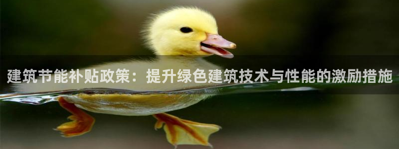e尊国际官网·网址：建筑节能补贴政策：提升绿色建筑技术与性能的激励措施