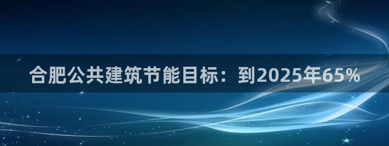 尊亿娱乐国际官网：合肥公共建筑节能目标：到2025年65%