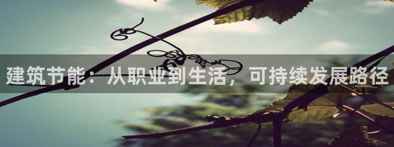 E尊国际：建筑节能：从职业到生活，可持续发展路径