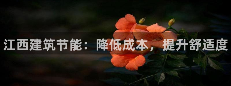 尊亿游戏国际官网：江西建筑节能：降低成本，提升舒适度