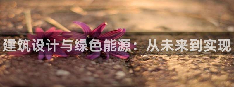 e尊国际平台：建筑设计与绿色能源：从未来到实现